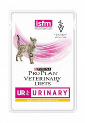 Purina UR Urinary ветеринарная диета консервы для кошек Уринари при МКБ с курицей пауч 85 гр. 