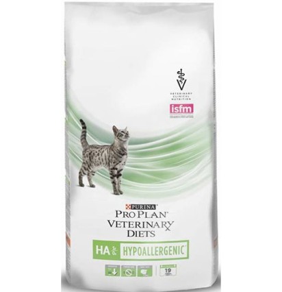 Purina HA Hypoallergenic ветеринарная диета сухой корм для кошек гипоаллергенный 1.3 кг. 