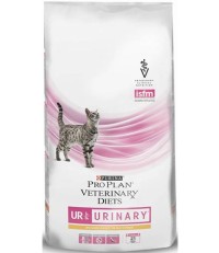 Purina UR Urinary ветеринарная диета сухой корм для кошек Уринари при МКБ с курицей 5 кг.  