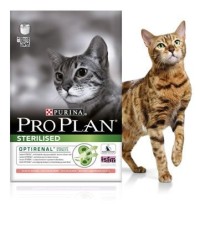 Pro Plan Sterilised Adult сухой корм для стерилизованных и кастрированных кошек с лососем и рисом 1,5 кг.
