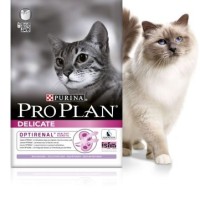 Pro Plan Delicate Adult сухой корм для кошек с чувствительным пищеварением с индейкой 1,5 кг. + 400 гр в подарок