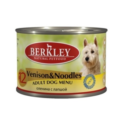 Berkley #12 для собак оленина с лапшой 200 гр