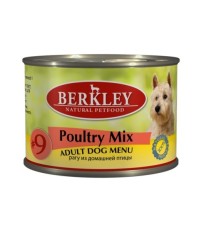 Berkley #9 для собак рагу из домашней птицы 200 гр