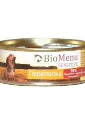 BioMenu Sensitive для собак перепелка 100 гр