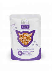Brit Care консервы для котят с курицей и сыром пауч 80 гр.