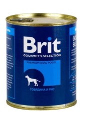 Brit для собак говядина и рис 850 гр