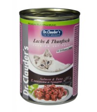 Dr.Clauder’s консервы для кошек с лососем и тунцом 415 гр.