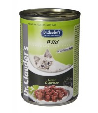 Dr.Clauder’s консервы для кошек с дичью 415 гр. 