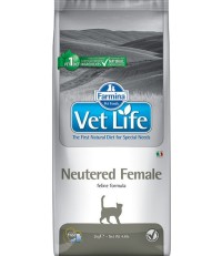 Farmina Vet Life Neutered Female сухой корм для стерилизованных кошек 10 кг. 
