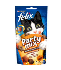 Felix Party mix лакомство для кошек оригинальный микс 60 гр.