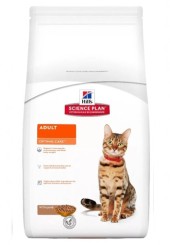 Hill's Adult Optimal Care сухой корм для взрослых кошек с ягненком 10 кг. 