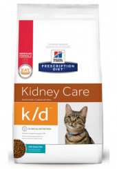Hill's Kidney Care K/D сухой корм для кошек для поддержания функции почек 3 кг. 