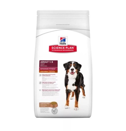 Hill's Science Plan сухой корм для взрослых собак средних пород с ягненком и рисом 12 кг. 