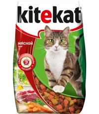Китекет сухой корм для кошек мясной пир 350 гр.