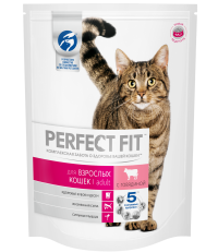 Перфект Фит сухой корм для кошек для взрослых кошек с говядиной 650 гр.