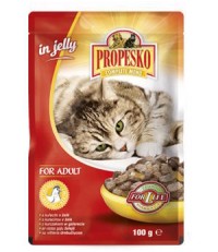 Propesko консервы для кошек в желе с курицей в желе пауч 100 гр.