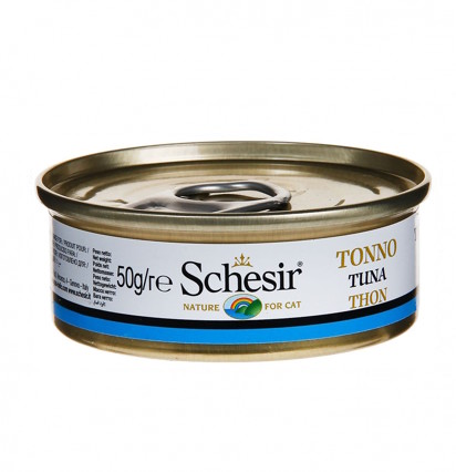 Schesir консервы для кошек с тунцом в желе 50 гр.