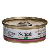 Schesir консервы для кошек с филе курицы и ветчиной 50 гр.
