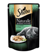Sheba Naturalle консервы для кошек из курицы и утки 80 гр